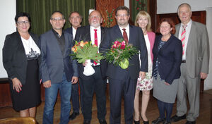 Kandidaten für Liste Martin Seibert (links) und Direktmandat Johannes Foitzik (rechts) nach der Nomminierung